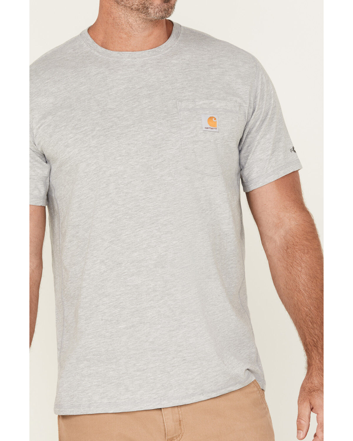 Carhartt Men's Force Relaxed Midweight Logo Pocket Work T-Shirt