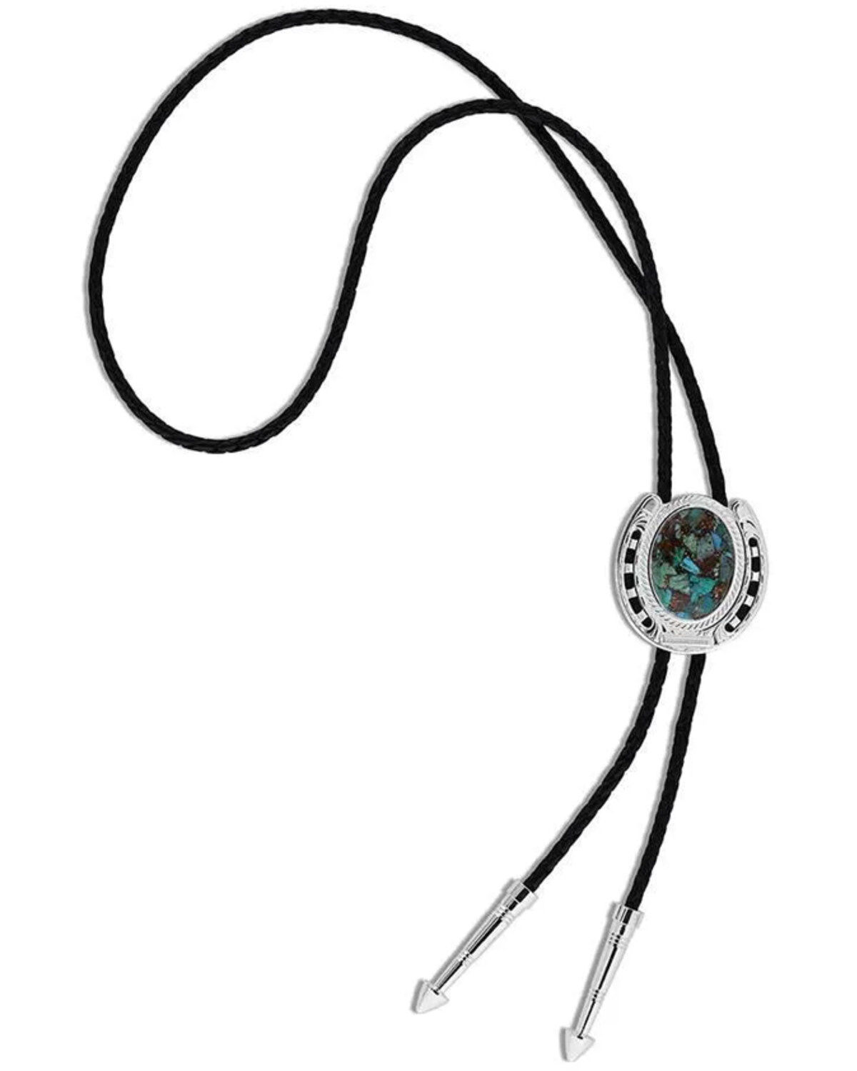 Montana Silversmiths The Pioneer's Turquoise Bolo Tie