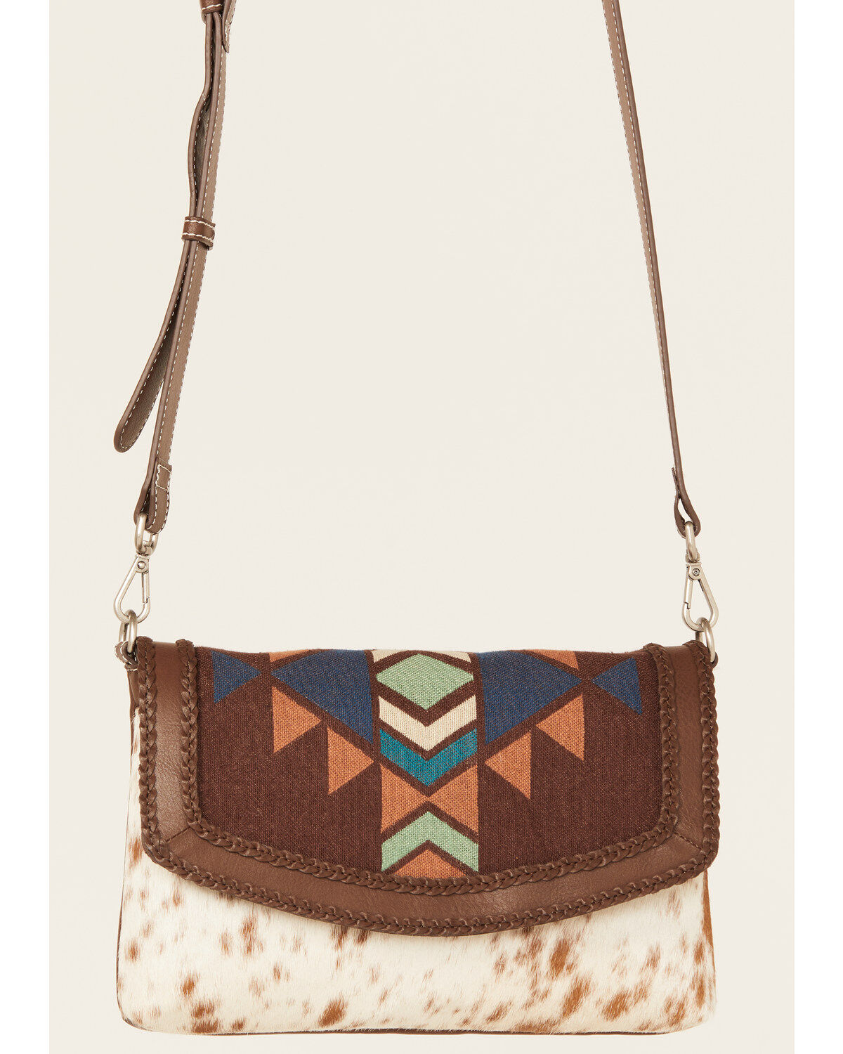 Shyanne Women's Southwestern Hair-On Crossbody Bag