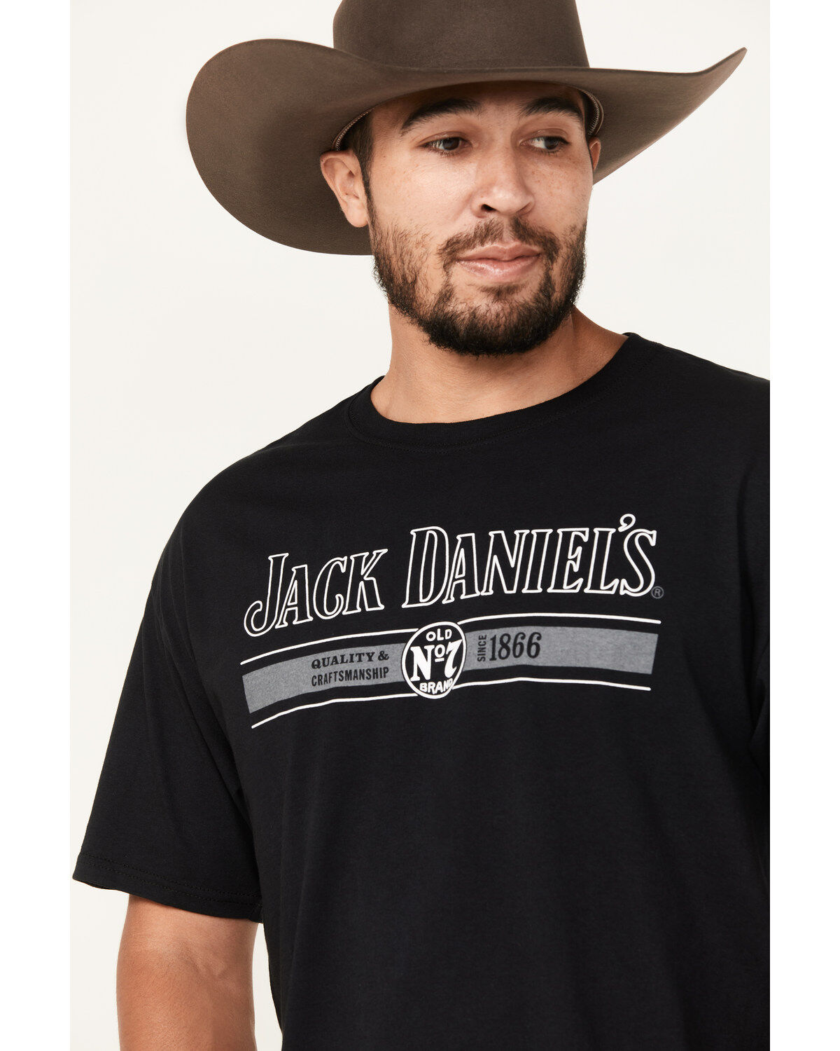 Jack Daniels Men's Old No.7 Short Sleeve Logo Graphic T-Shirt
