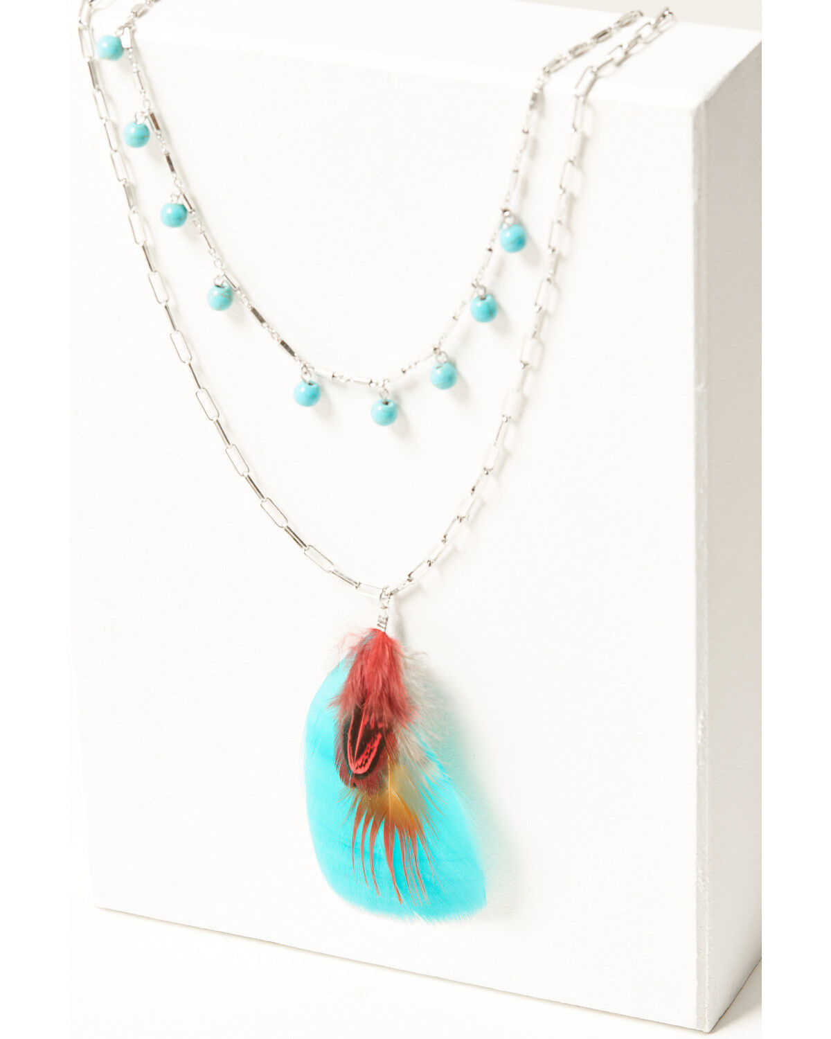 Shyanne Women's Silver Dakota Feather Jewelry Set - 2 Piece