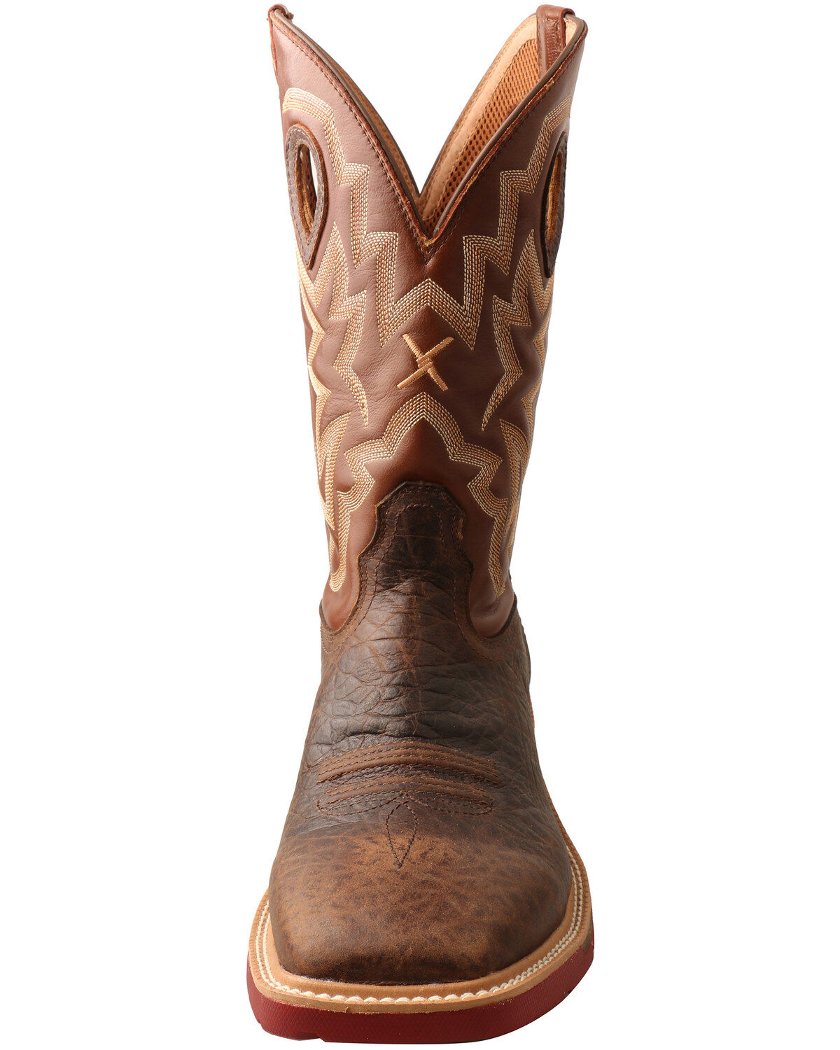 Twisted X Men's Brown Western Work Boots - Soft Toe