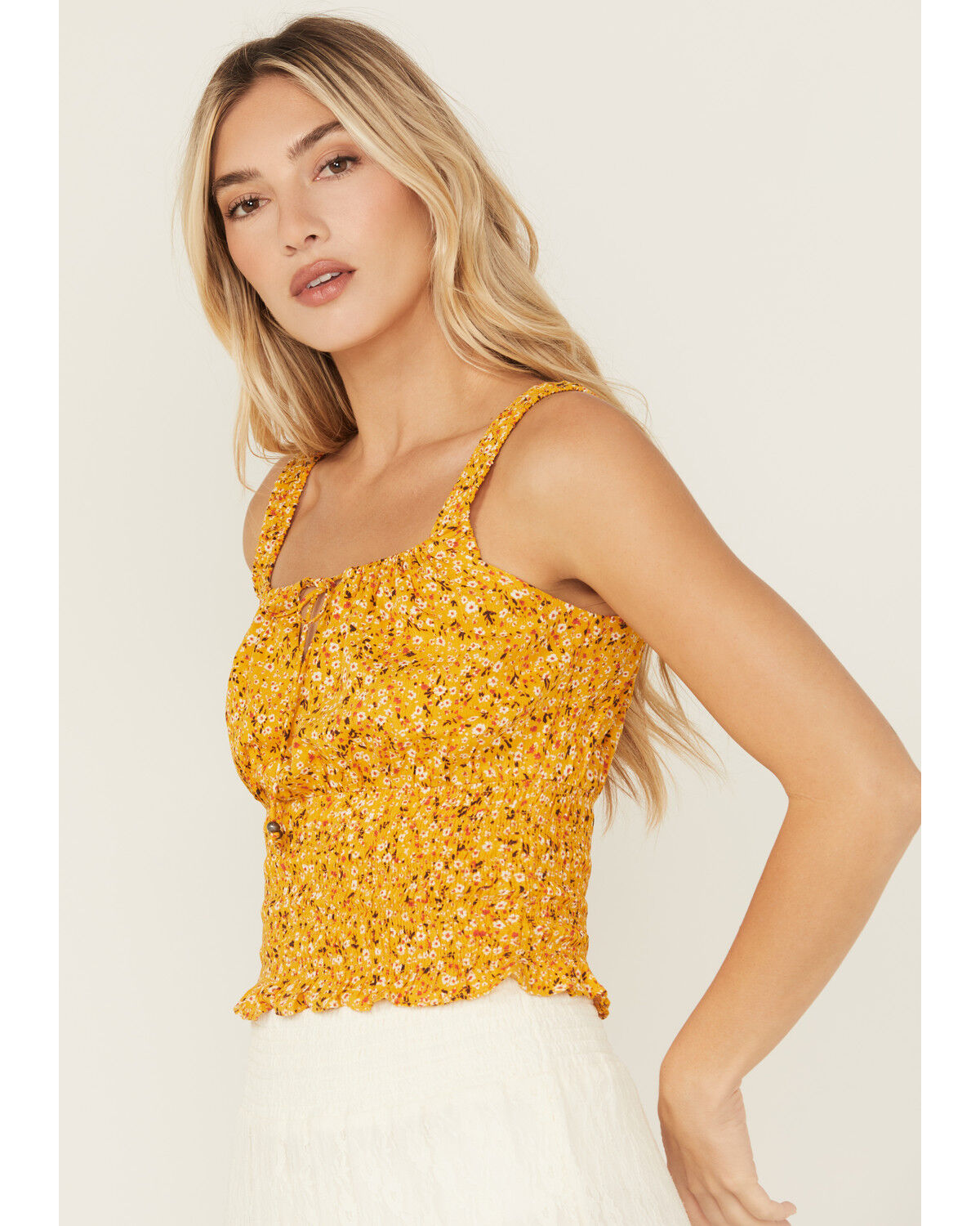 Shyanne Women's Floral Printed Sleeveless Tank Top