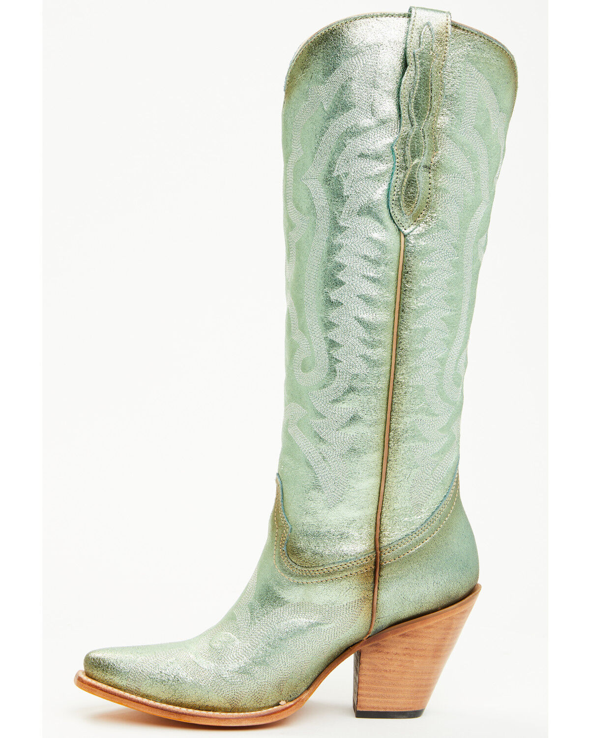 Corral Women's Metallic Tall Western Boots - Snip Toe