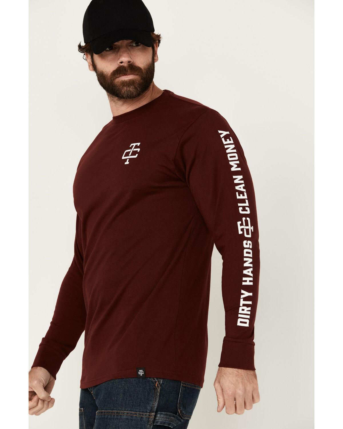 Troll Co Men's Grit Logo Long Sleeve Graphic Shirt