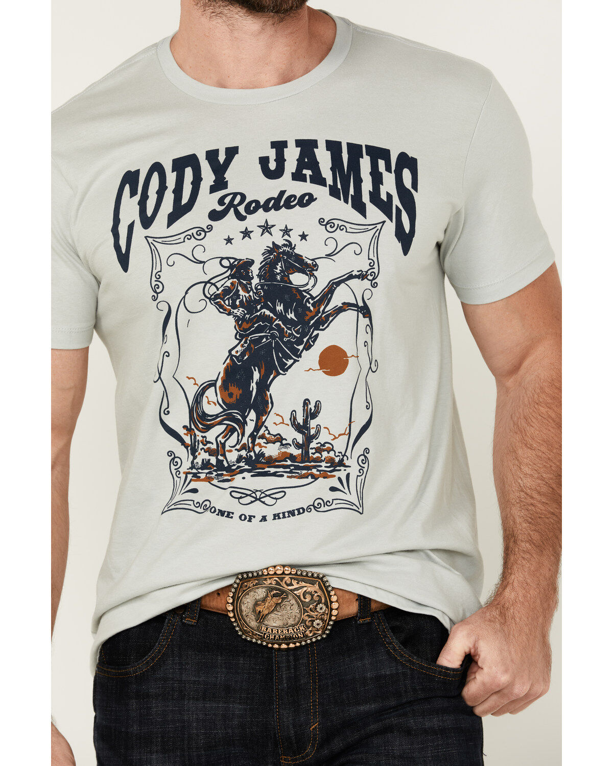 Cody James Men's Rodeo Rider Short Sleeve Graphic T-Shirt