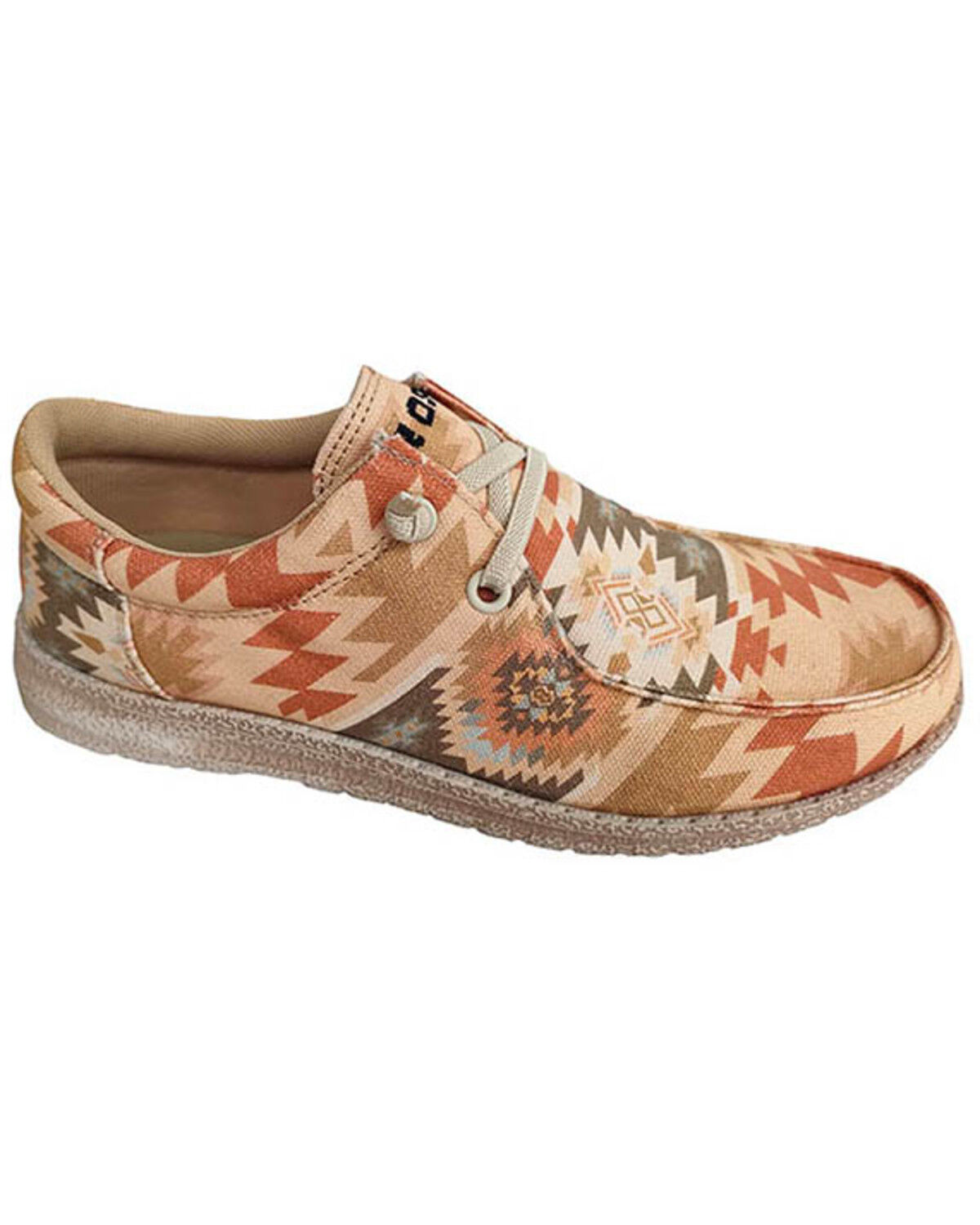 Roper Women's Hang Loose Southwestern Print Casual Shoes - Moc Toe