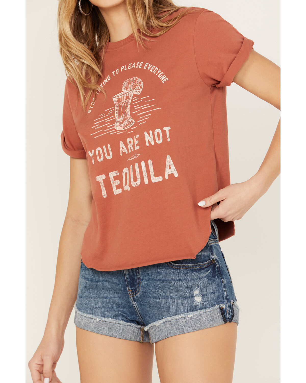 Idyllwind Women's Stop Trying To Please Everyone Short Sleeve Graphic Tee