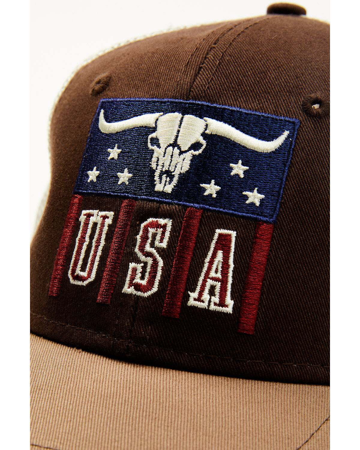 Cody James Men's Longhorn USA Patch Ball Cap