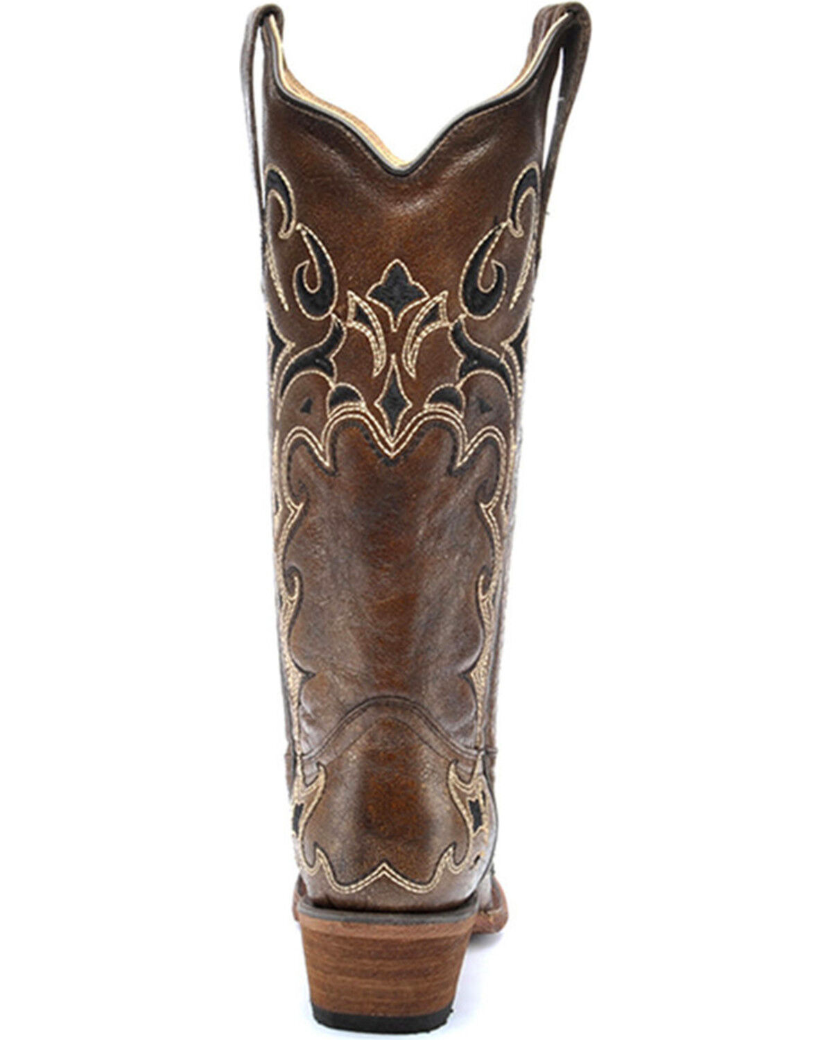 Circle G Women's Honey Side Embroidered Boots - Snip Toe