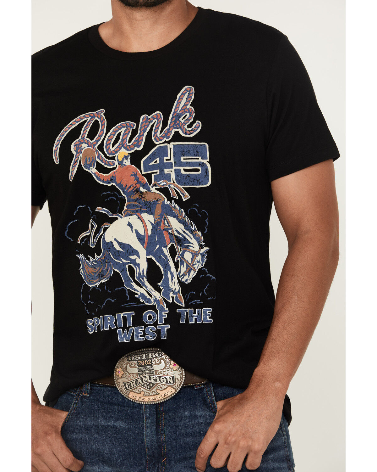 RANK 45® Men's Spirit Cowboy Short Sleeve Graphic T-Shirt