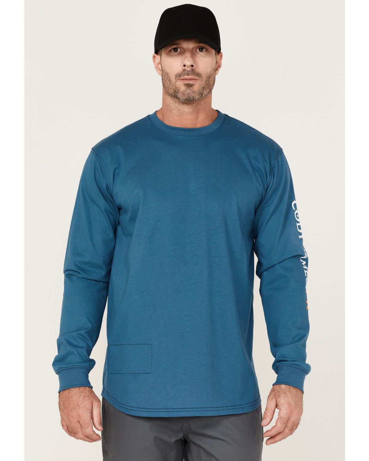 Cody James Men's FR Logo Long Sleeve Work T-Shirt - Tall