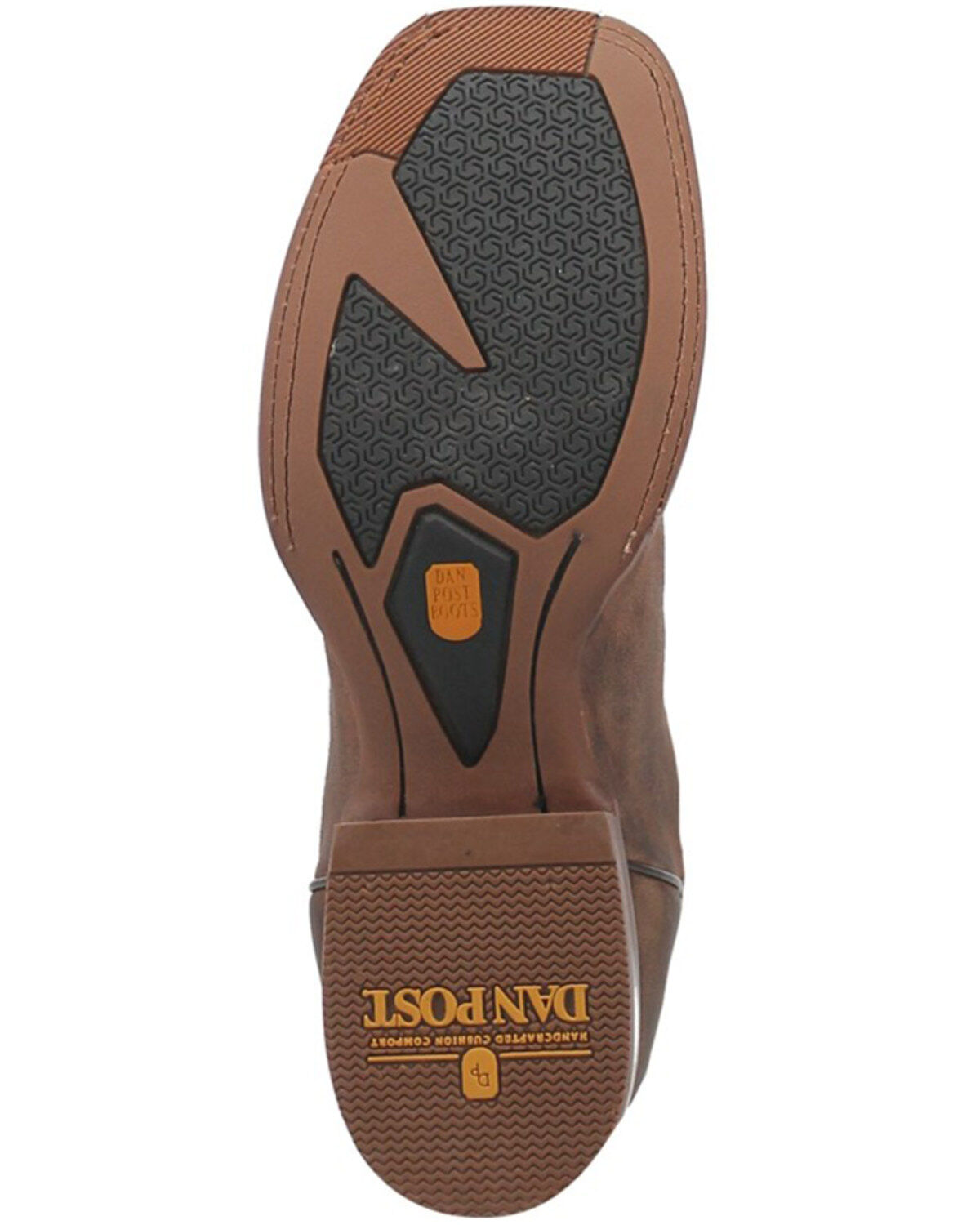 Dan Post Men's Bullhead Crackle Western Performance Boots - Broad Square Toe