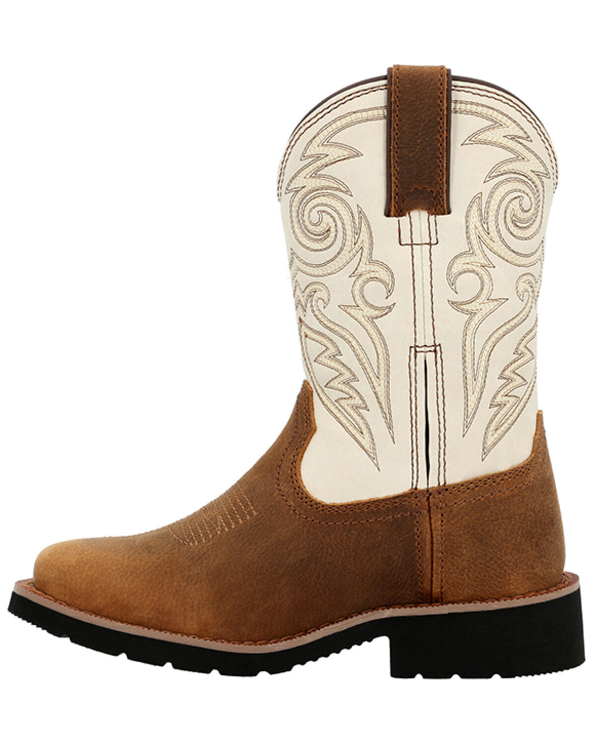Rocky Little Boys' Monocrepe Western Boots - Broad Square Toe