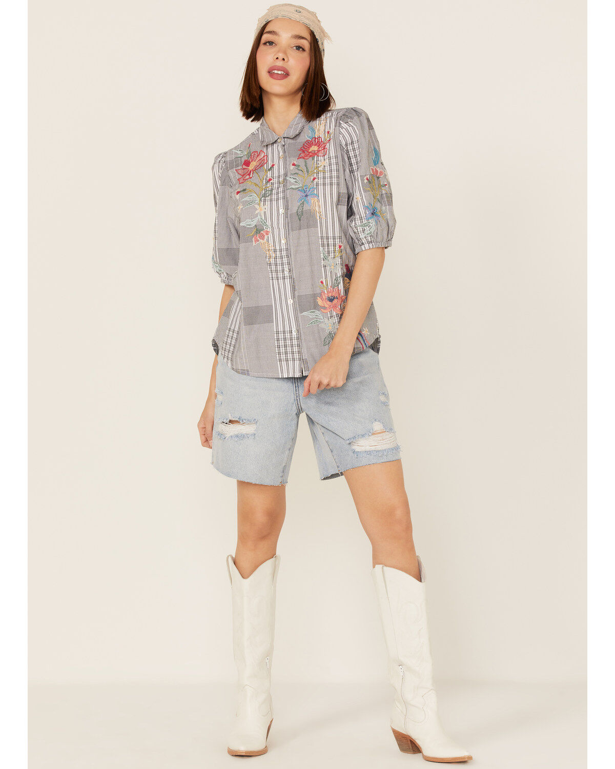 Johnny Was Women's Jordan Lisbon Floral Shirt