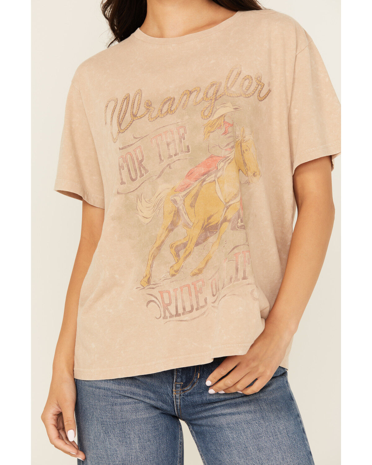 Wrangler Women's Ride Of Life Short Sleeve Graphic Tee