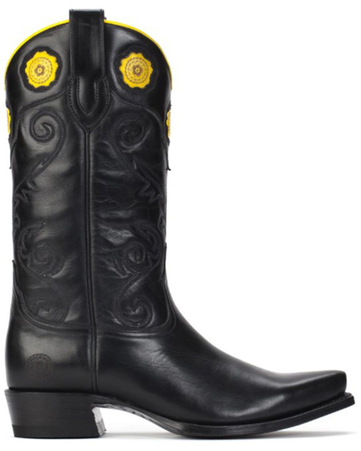 Ranch Road Boots Women's Rosette Floral Embroidered Western Boots - Snip Toe