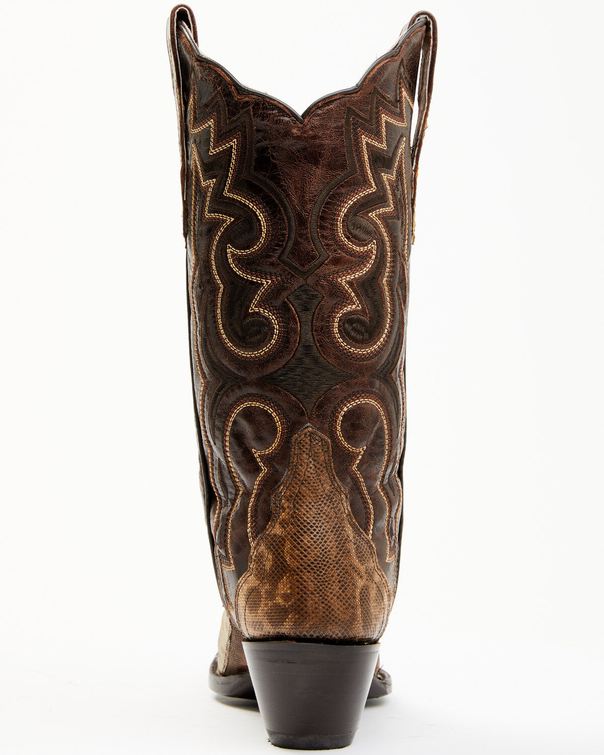 Dan Post Women's Karung Exotic Snake Western Boots - Snip Toe
