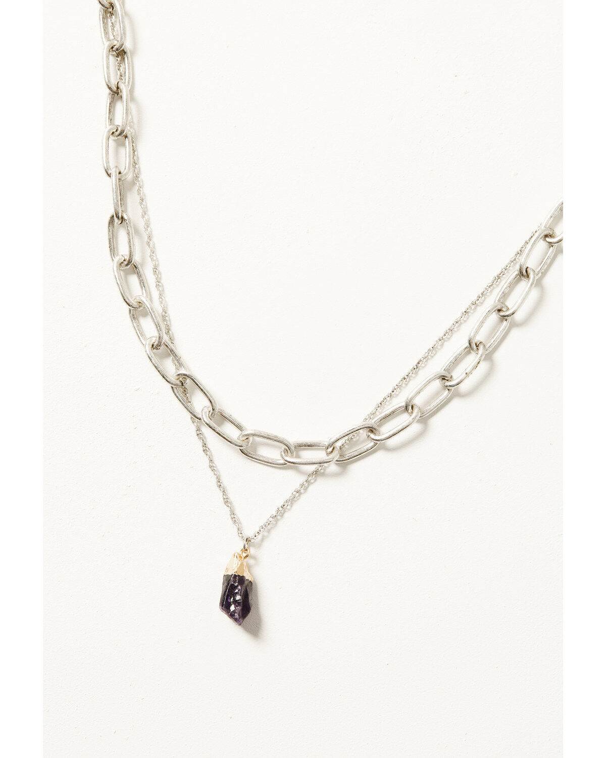 Shyanne Women's Layered Chunky Chain Stone Necklace