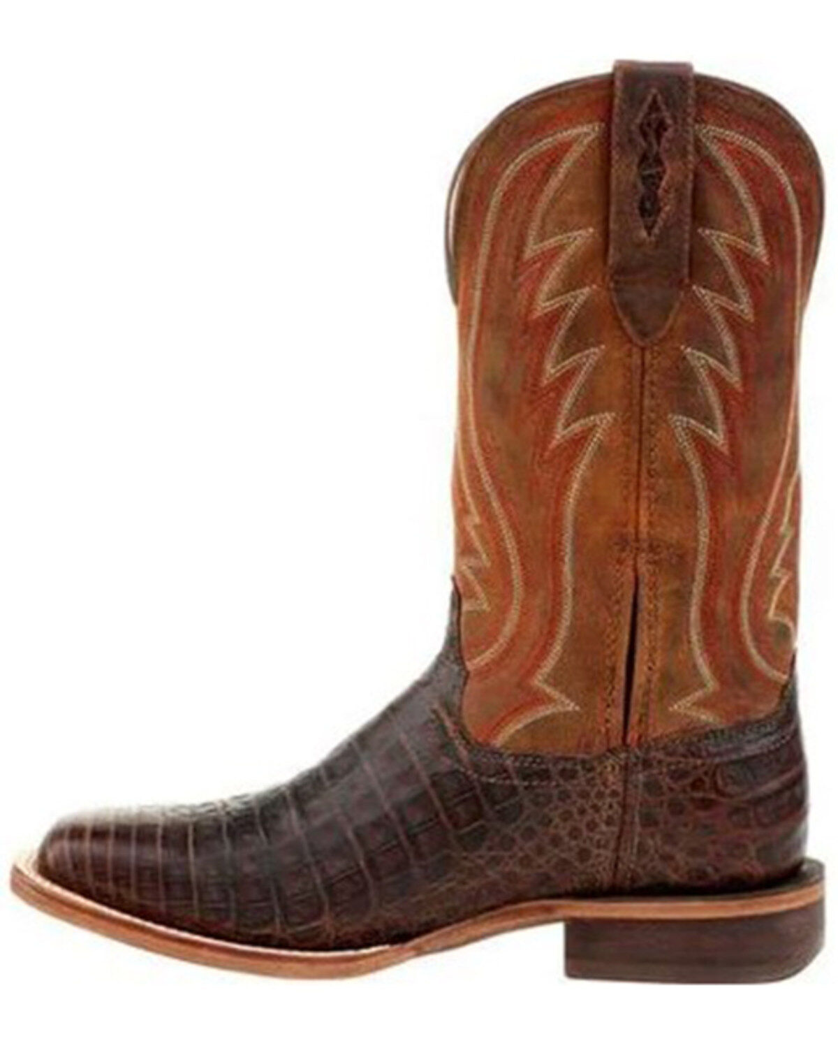 Durango Men's Arena Pro Exotic Caiman Skin Western Boots - Square Toe