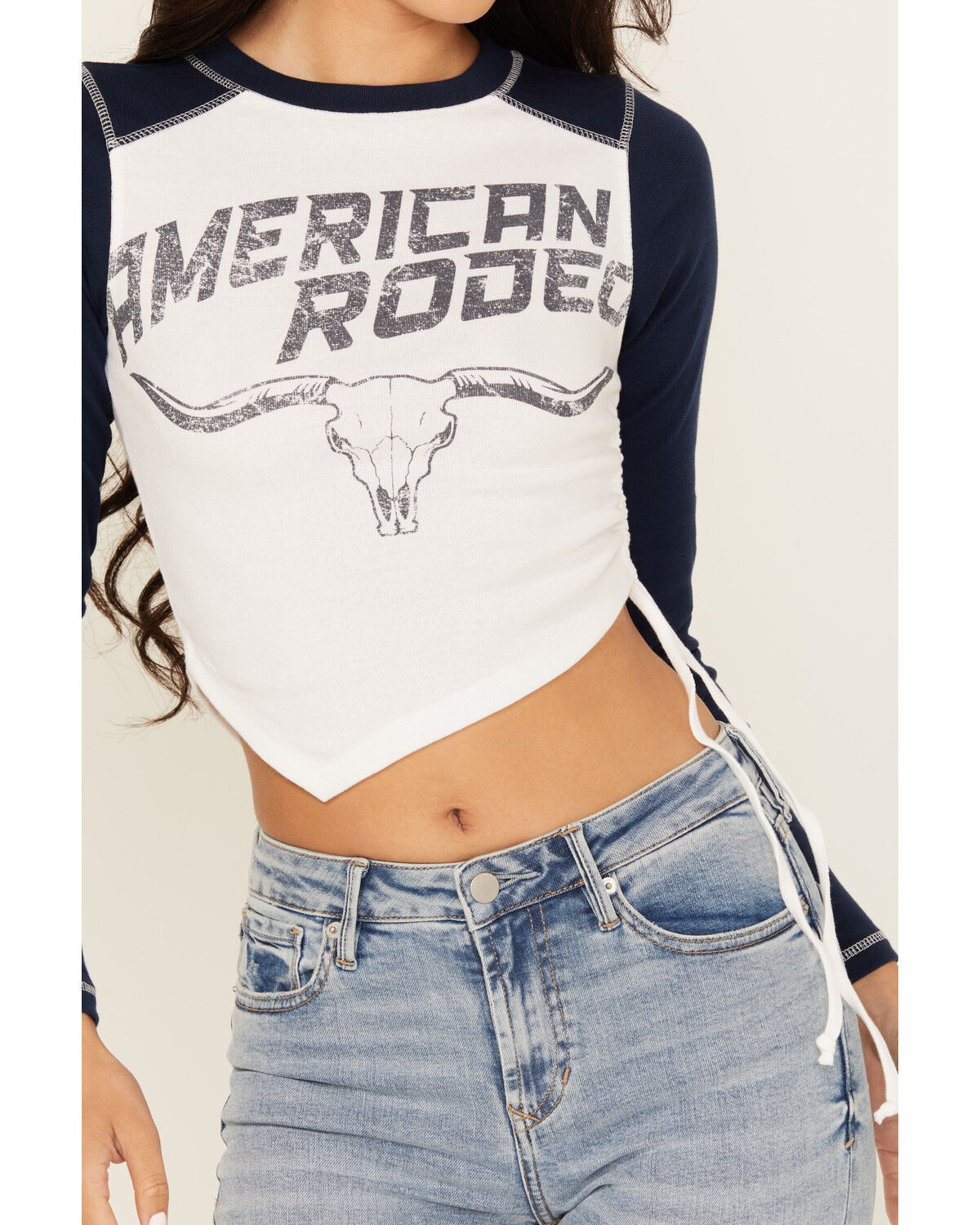 Youth in Revolt Women's American Rodeo Long Sleeve Graphic Tee