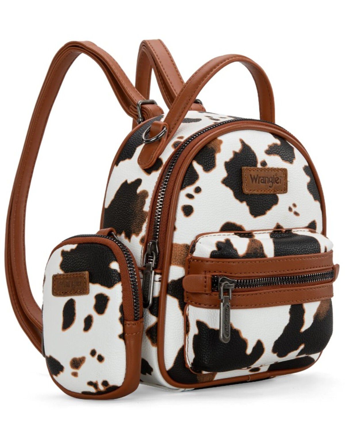 Wrangler Women's Cow Print Mini Backpack