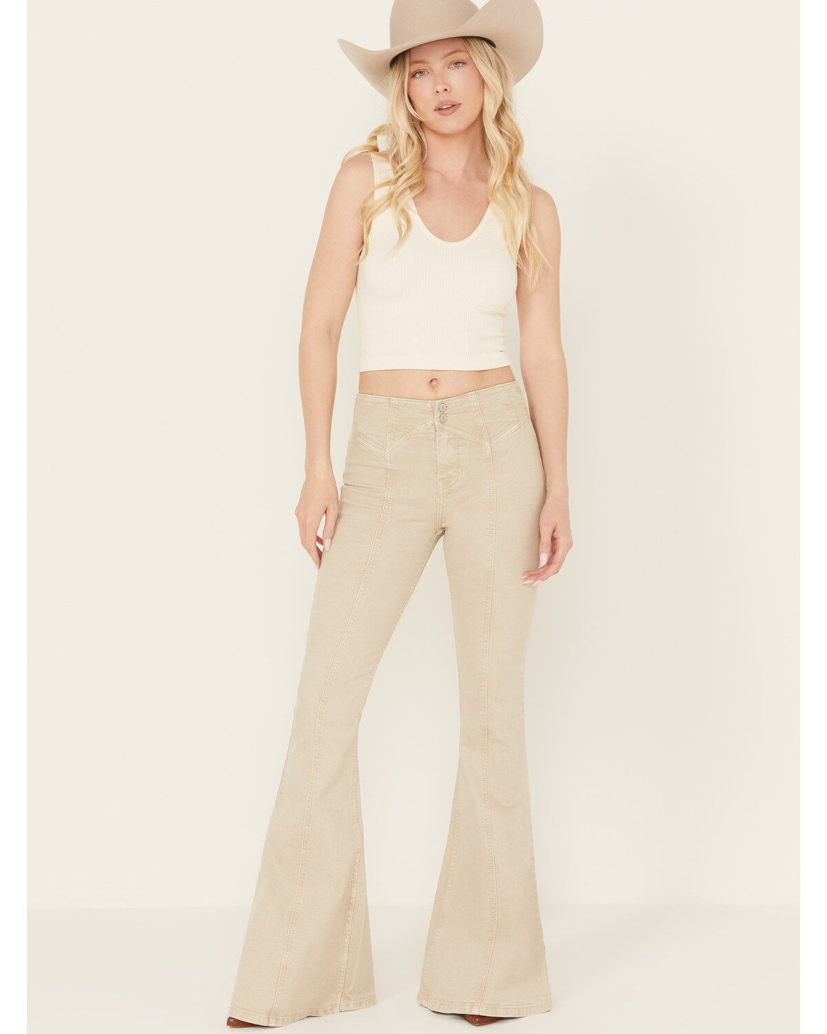 Shyanne Women's Moonstruck High Rise Pull On Super Flare Jeans