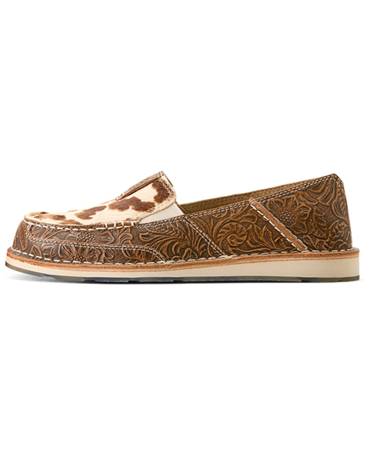 Ariat Women's Cruiser Embossed Hairon Casual Shoes - Moc Toe