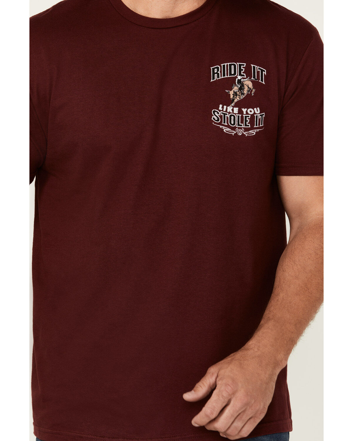 Cowboy Hardware Men's Boot Barn Exclusive Ride It Like You Stole It Short Sleeve Graphic T-Shirt
