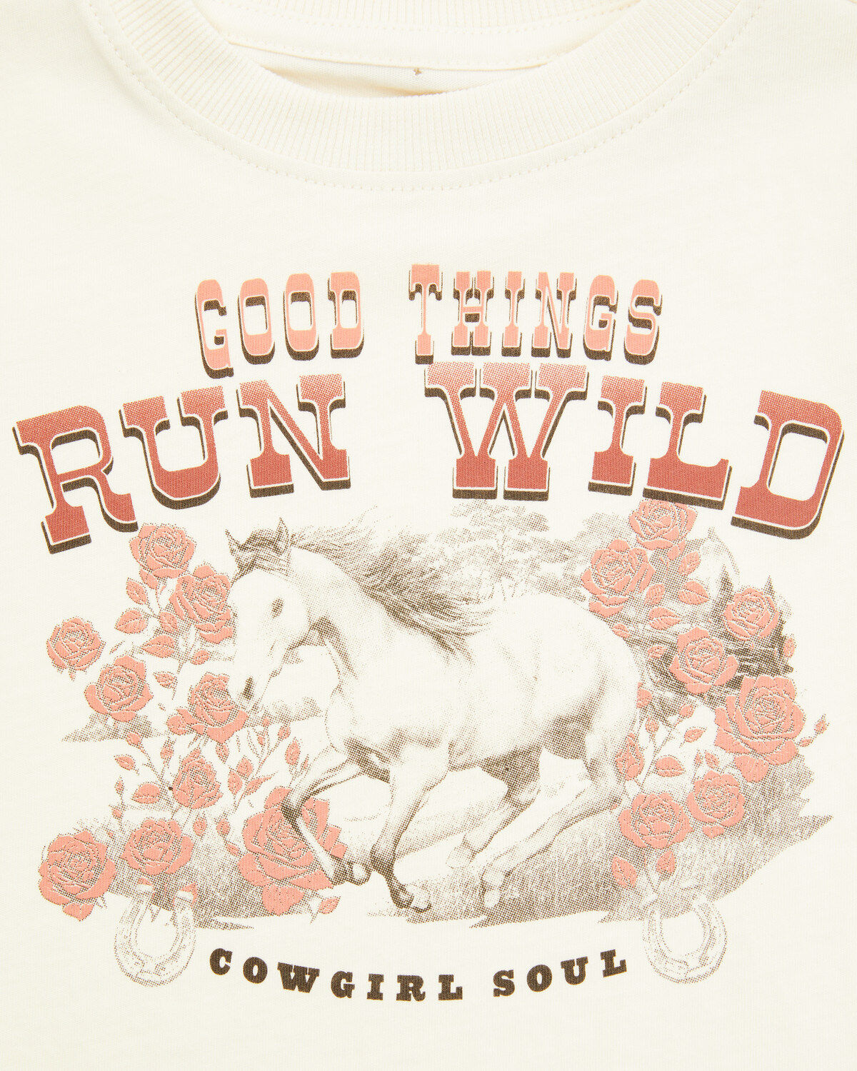 Shyanne Toddler Girls' Good Times Run Wild Short Sleeve Fringe Graphic Tee