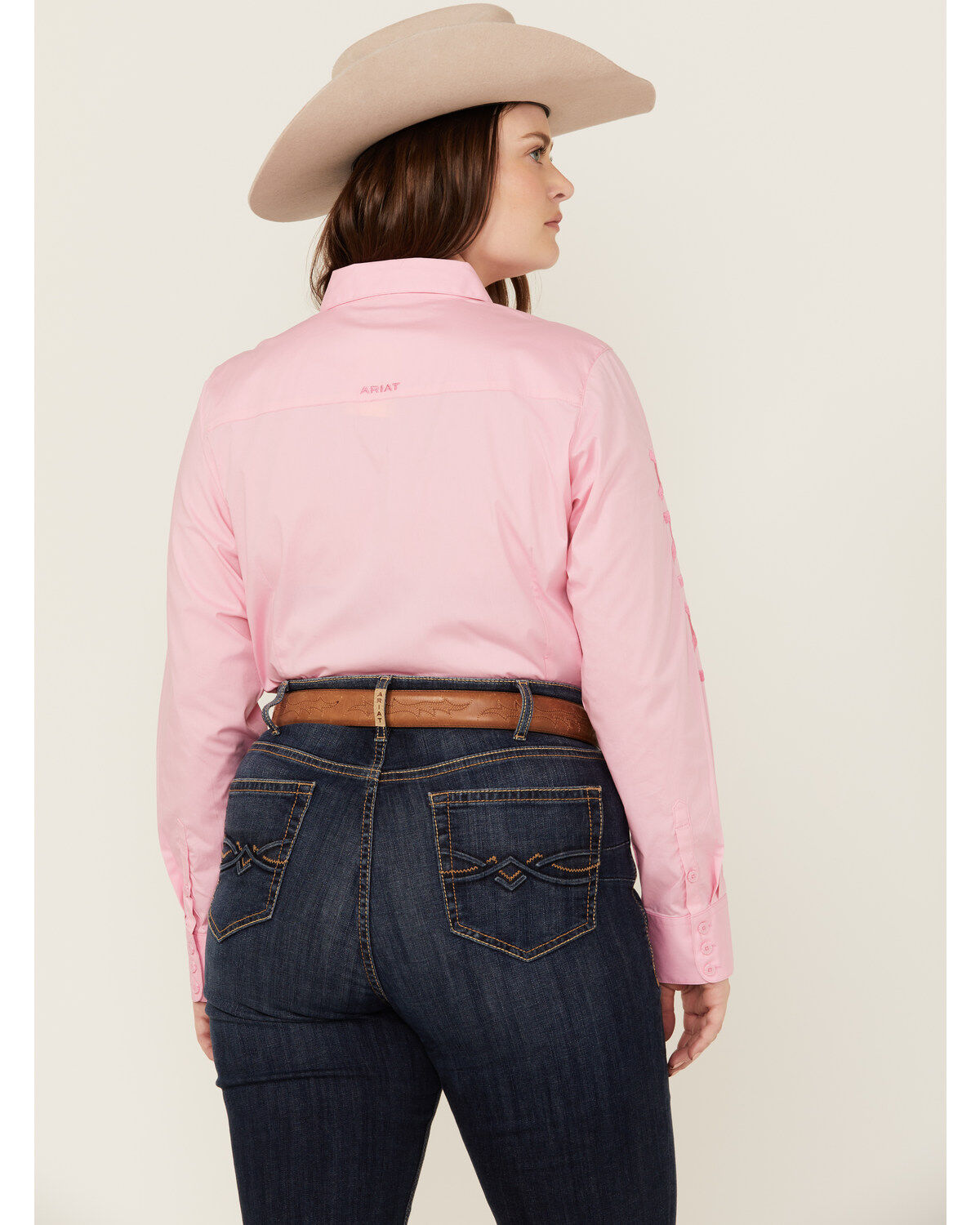 Ariat Women's R.E.A.L Team Kirby Long Sleeve Button-Down Stretch Western Shirt - Plus