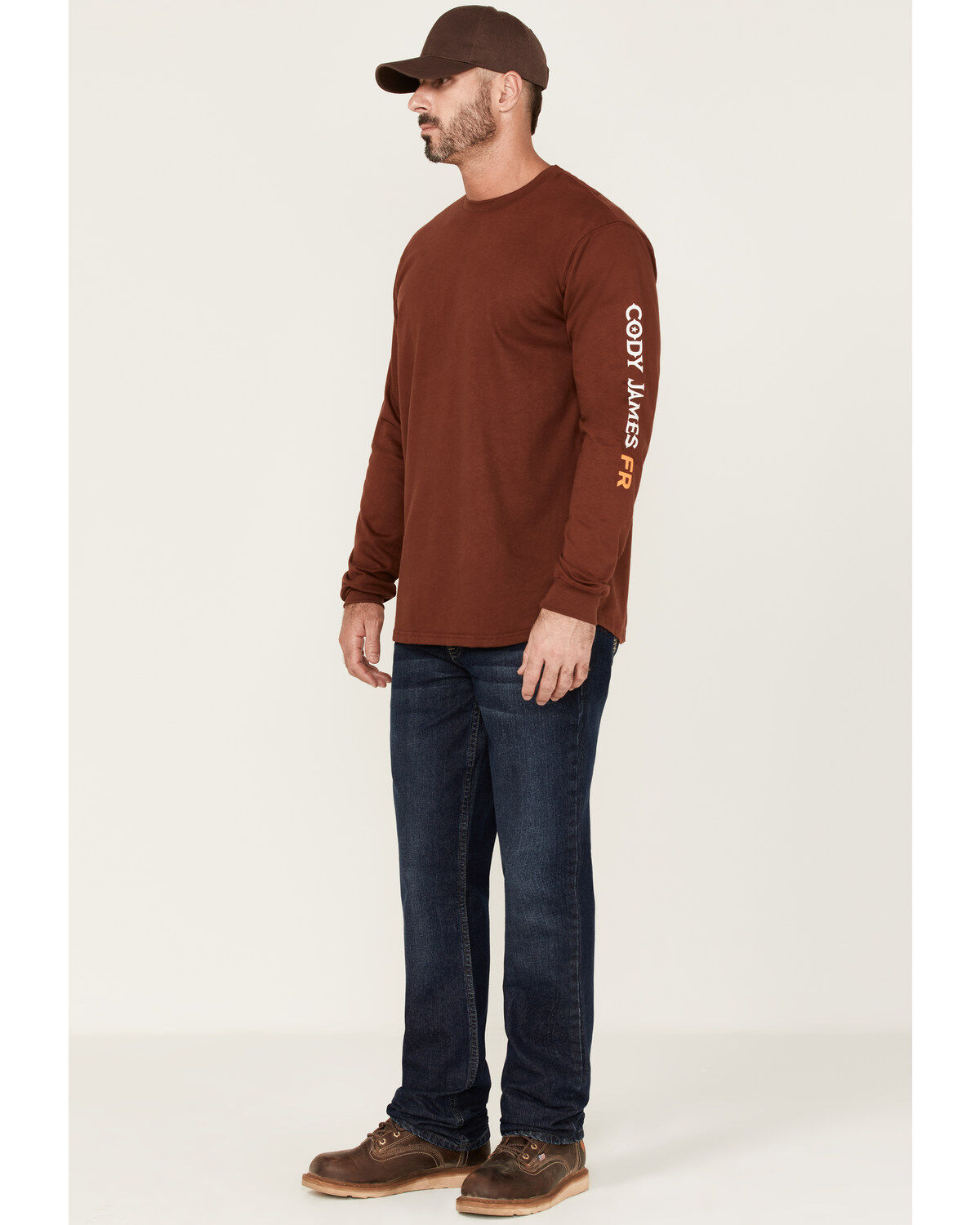 Cody James Men's FR Logo Long Sleeve Work T-Shirt