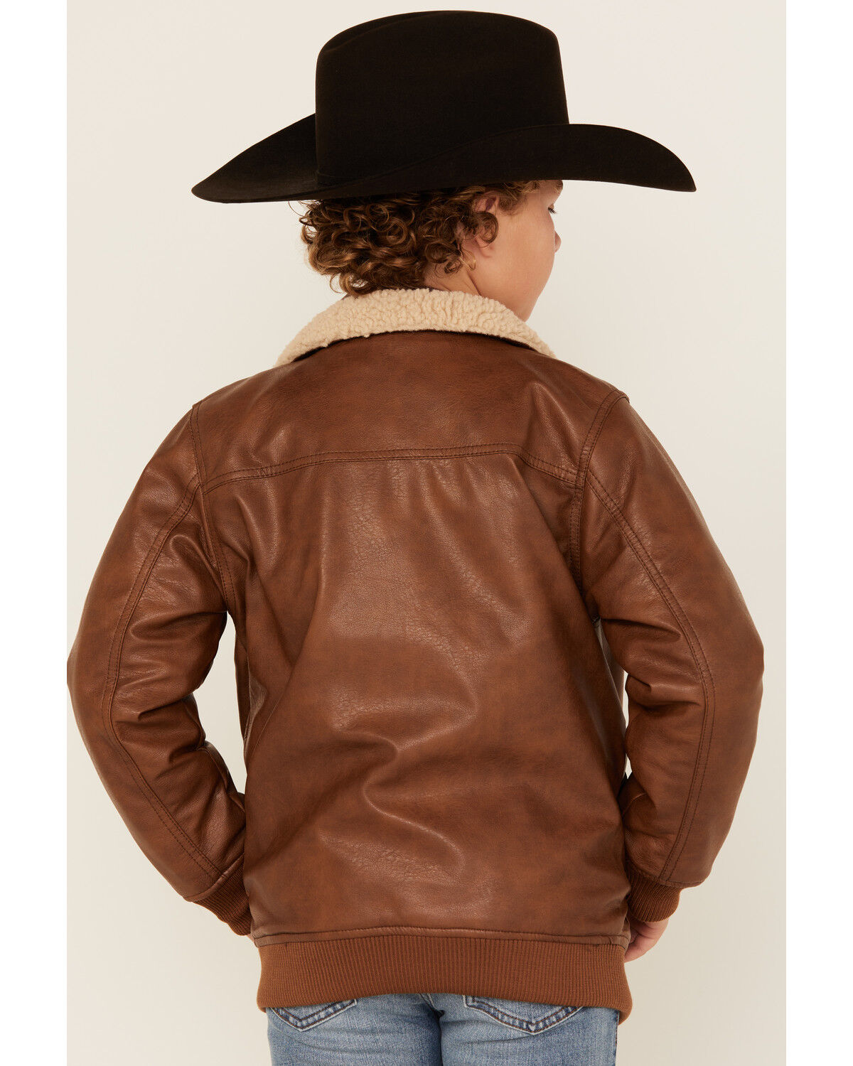 Urban Republic Little Boys' Faux Leather Bomber Jacket