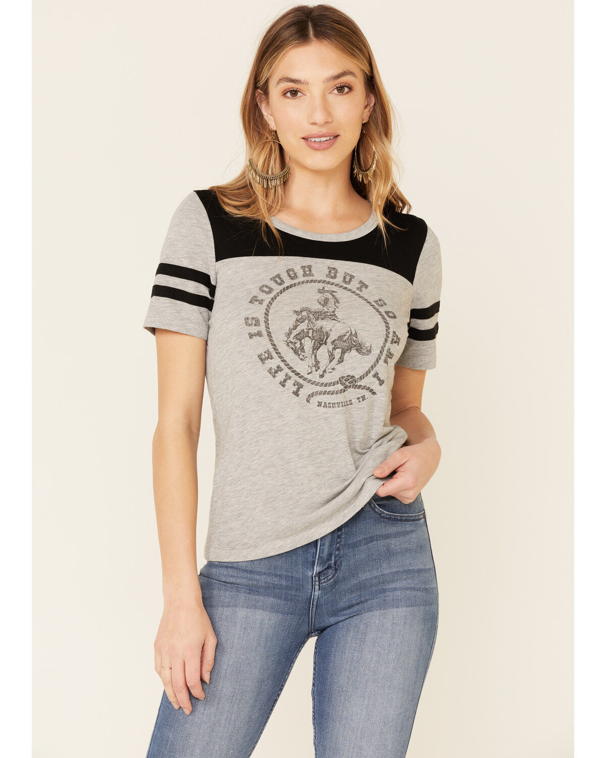 Idyllwind Women's Life Is Tough Short Sleeve Graphic Trustie Tee