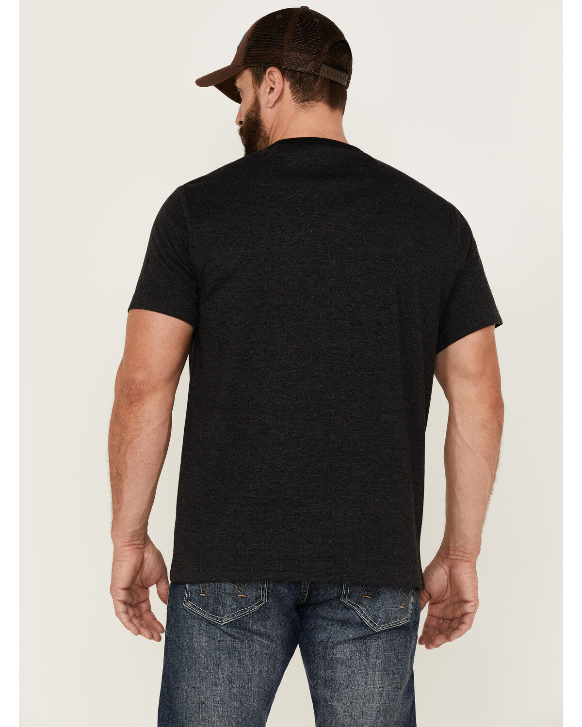 Brothers and Sons Men's Heathered White Sands Skull Graphic Short Sleeve T-Shirt