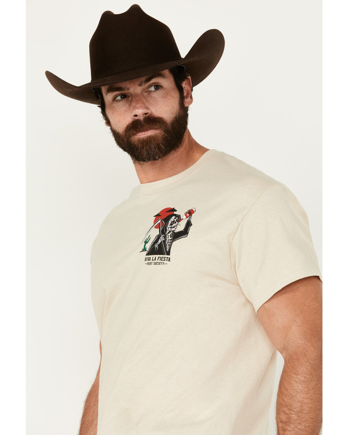 Riot Society Men's Drink And Repeat Short Sleeve Graphic T-Shirt