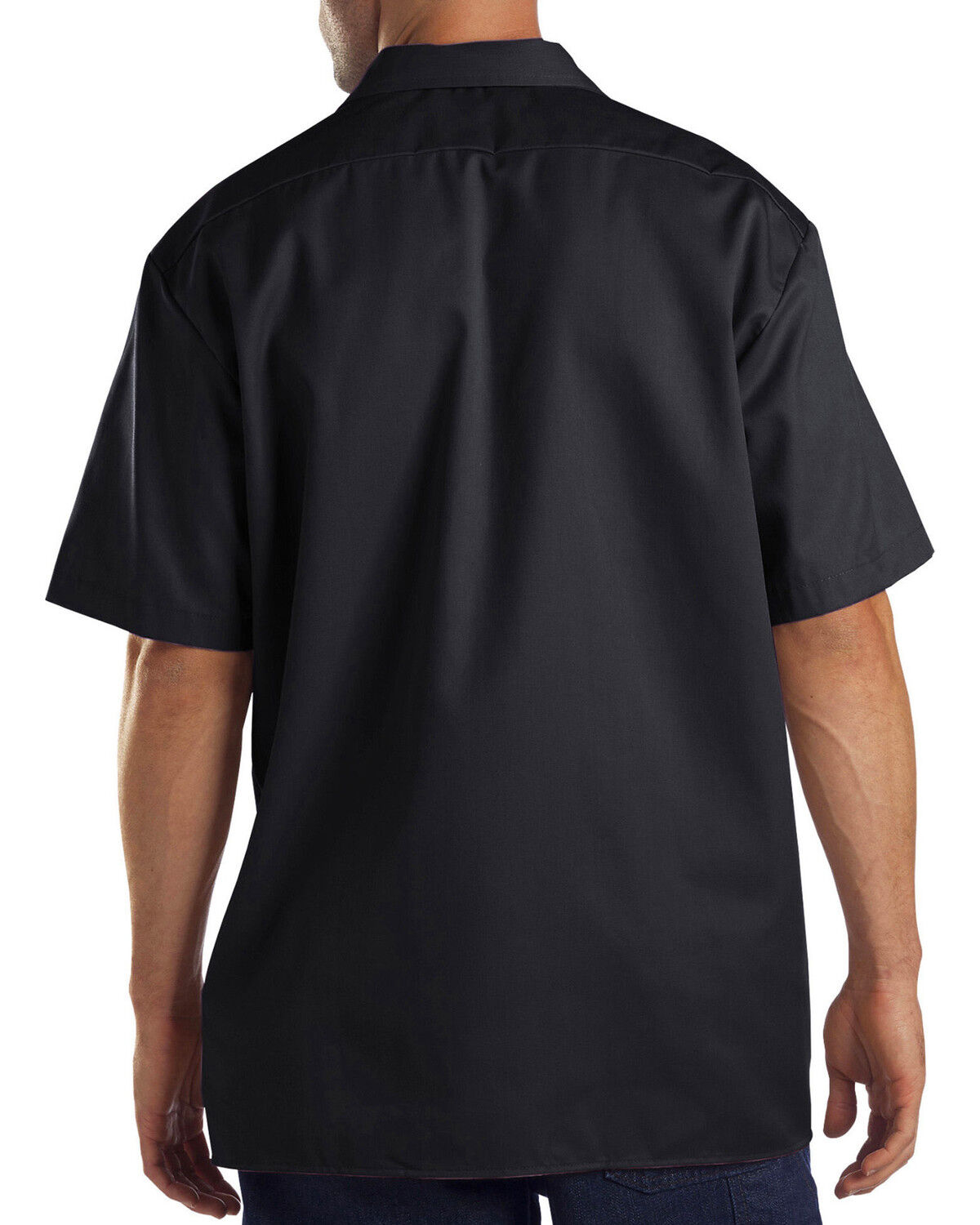 Dickies Men's Solid Flex Twill Short Sleeve Button Down Work Shirt