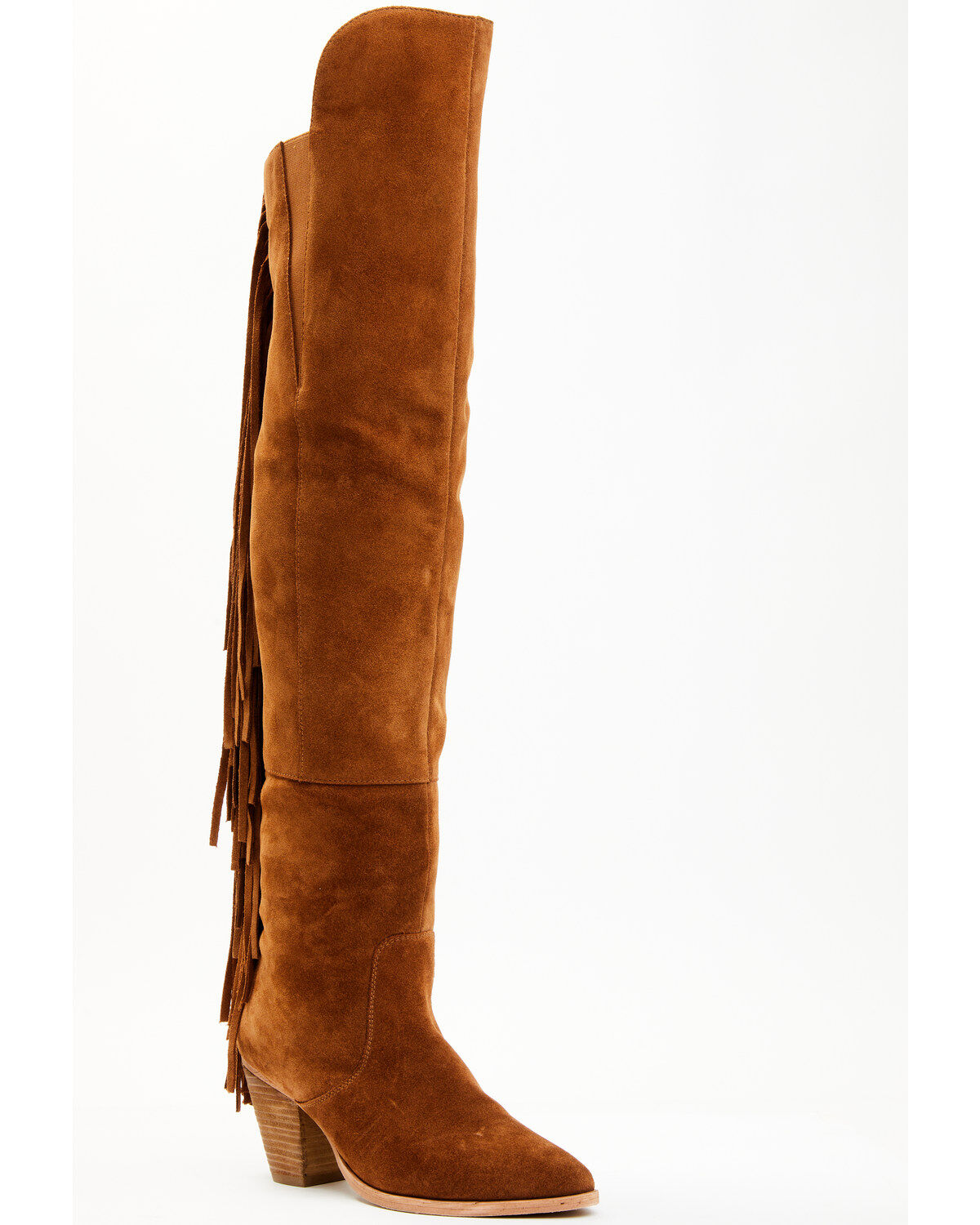 Shyanne Women's Gypset Over The Knee Western Boots - Round Toe