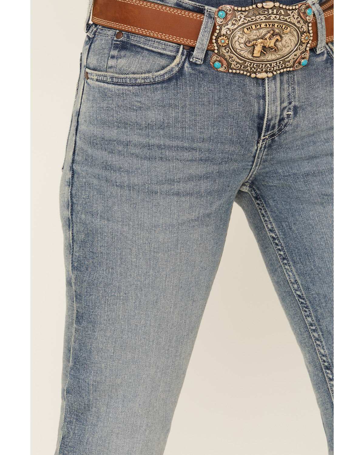 Wrangler Retro Women's Alaina Light Wash Mid Rise Bootcut Stretch Denim Jeans