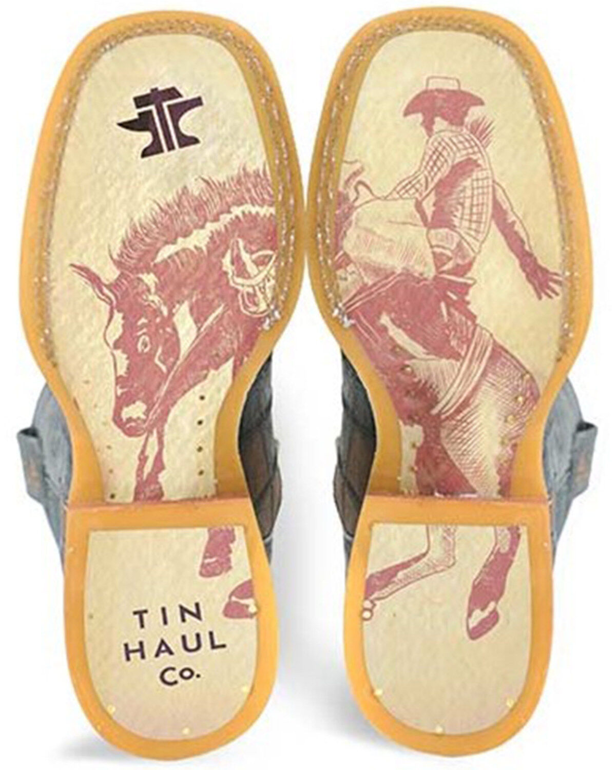 Tin Haul Men's Bricks And Stones Western Boots - Broad Square Toe