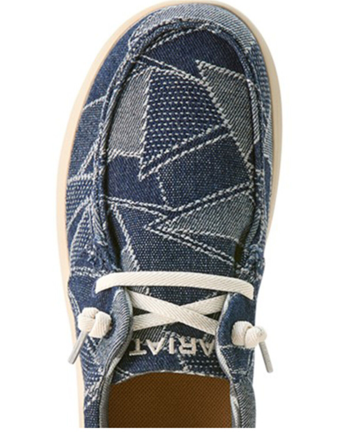 Ariat Women's Hilo Denim Print Casual Shoes - Moc Toe