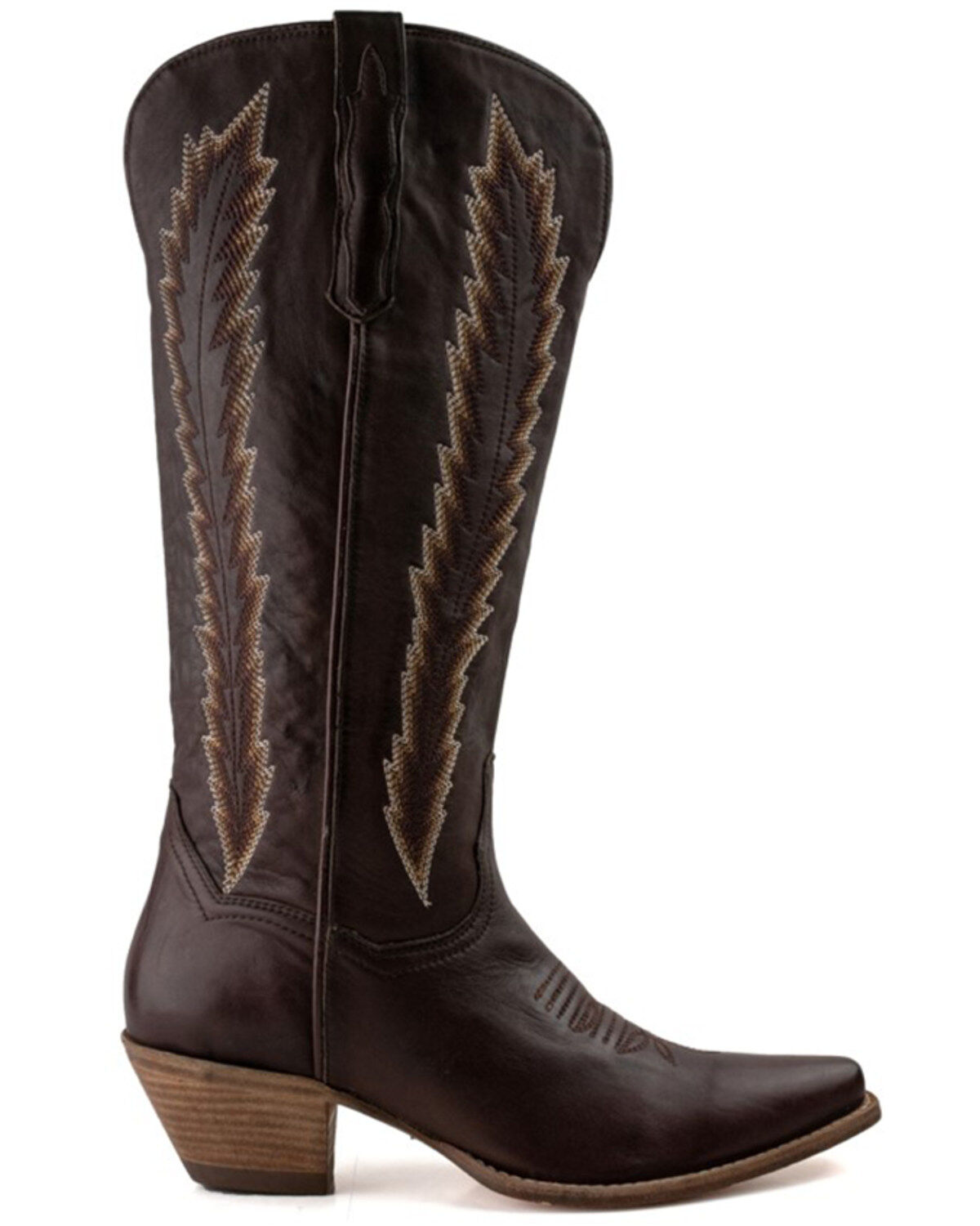 Dan Post Women's Mahan Feather Embroidery Western Boots - Snip Toe