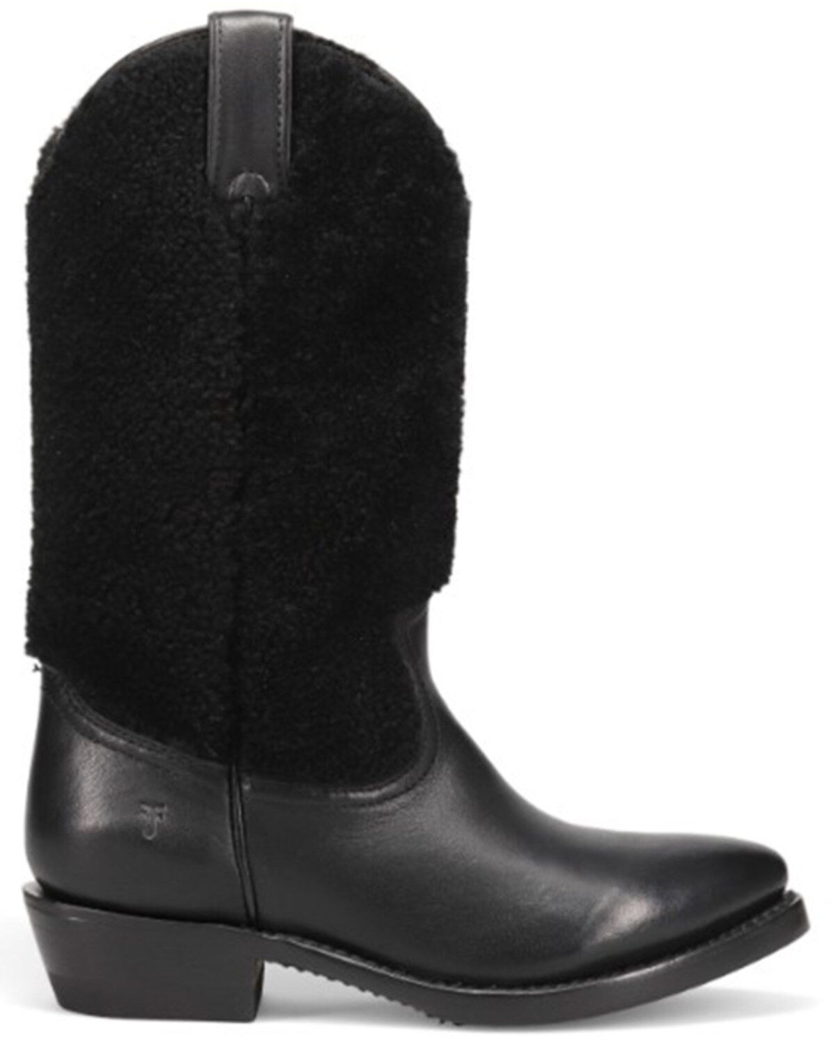 Frye Women's Billy Pull-On Shearling Western Boots - Round Toe