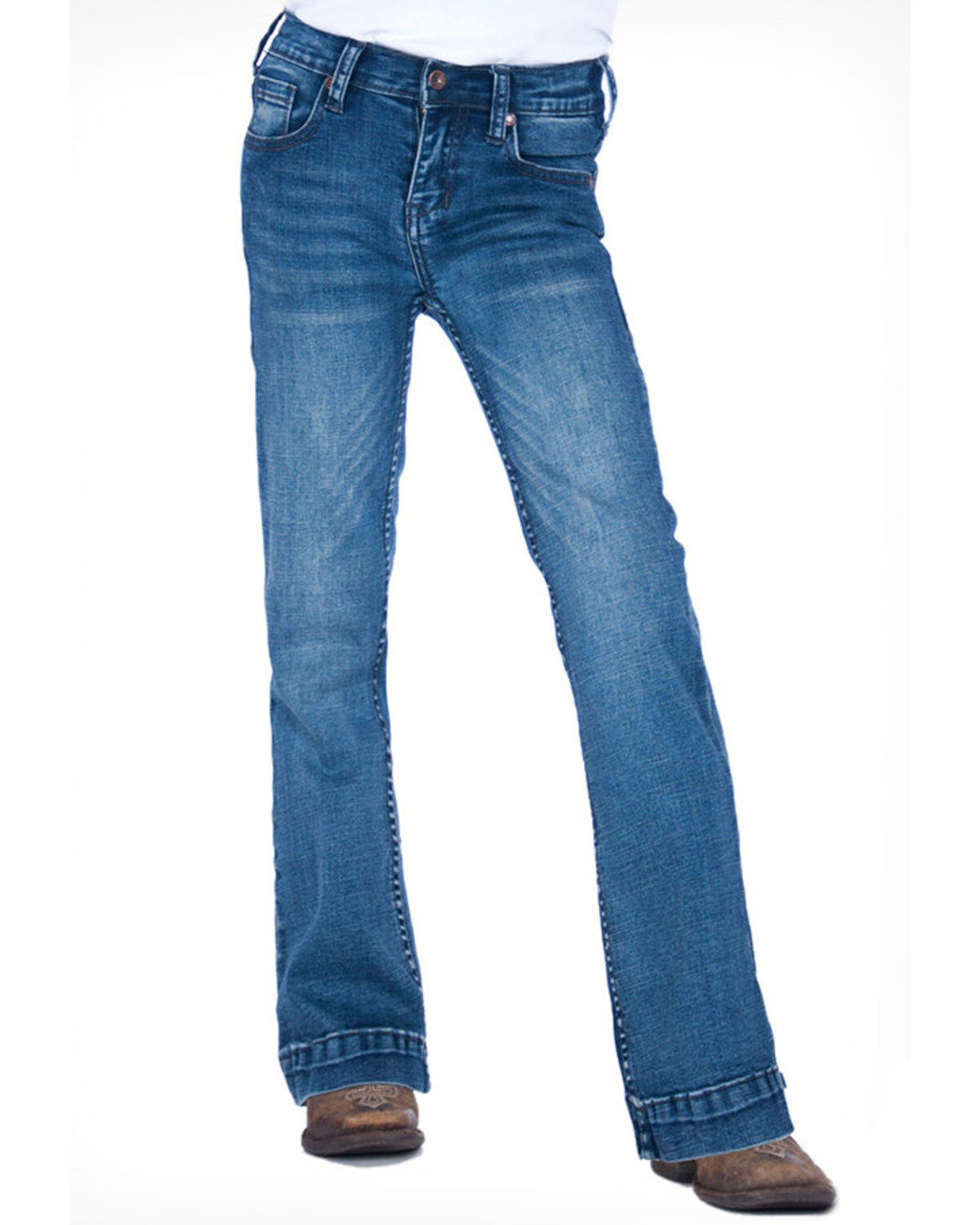 Cowgirl Tuff Girls' Medium Trouser Jeans
