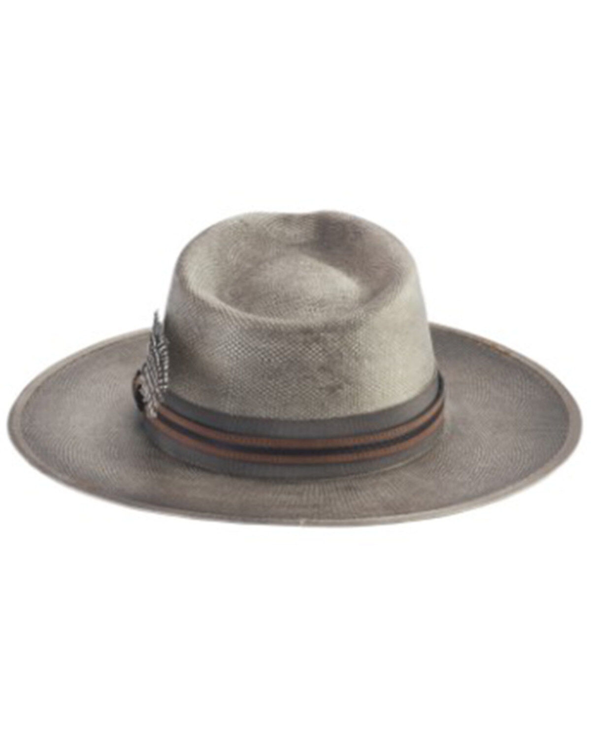 Bullhide Distressed Sonoma Feather Fedora Hat