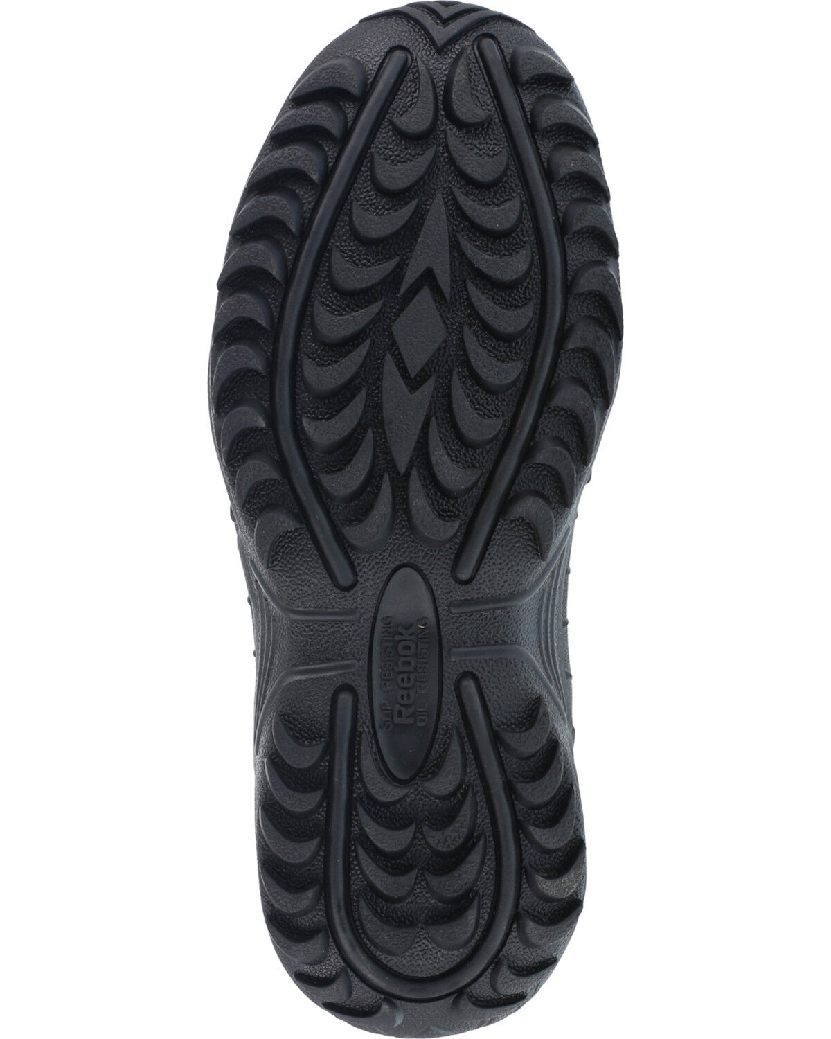 Reebok Men's 8" Lace-Up Black Side-Zip Work Boots - Composite Toe