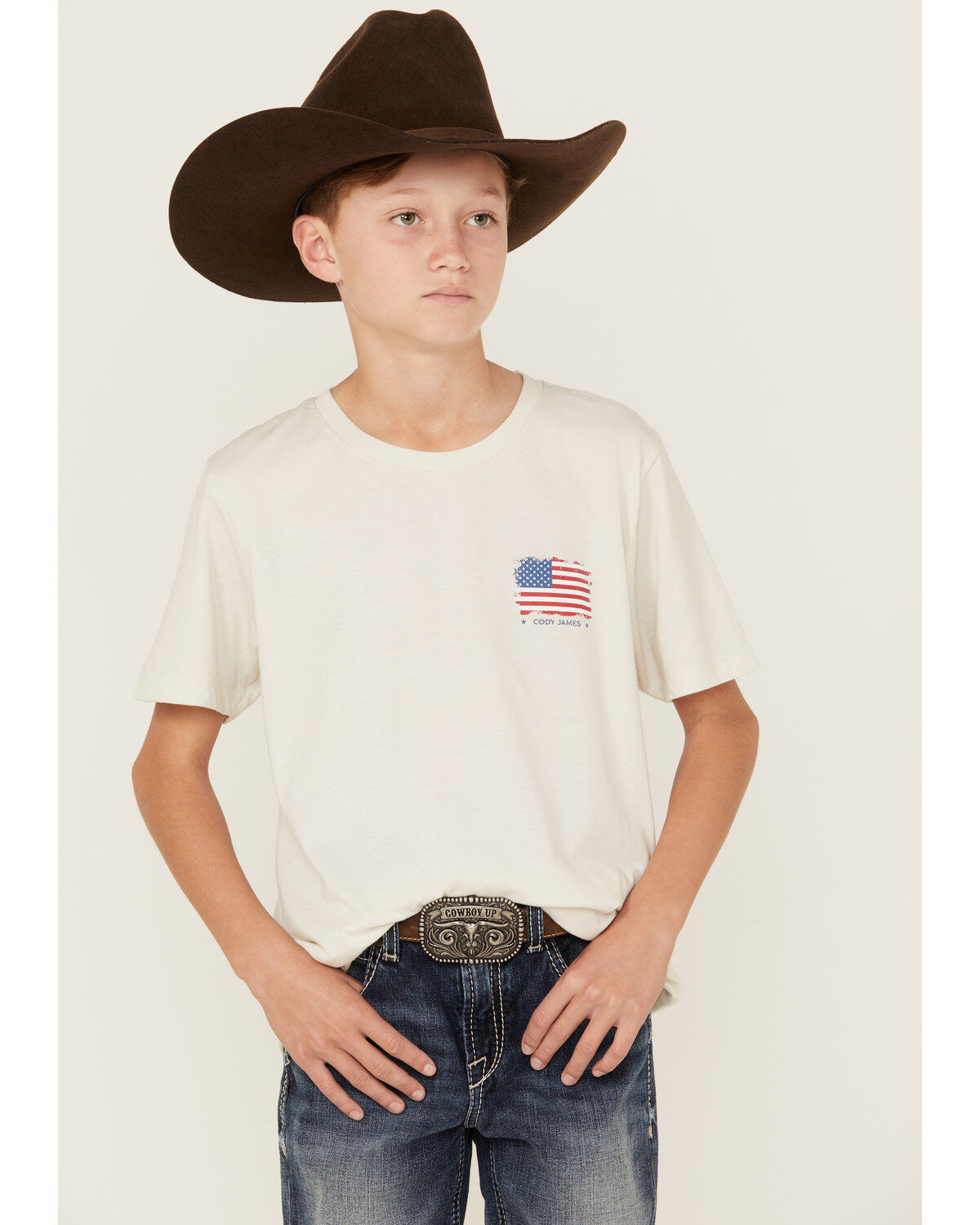 Cody James Boys' Justice For All Short Sleeve Graphic T-Shirt