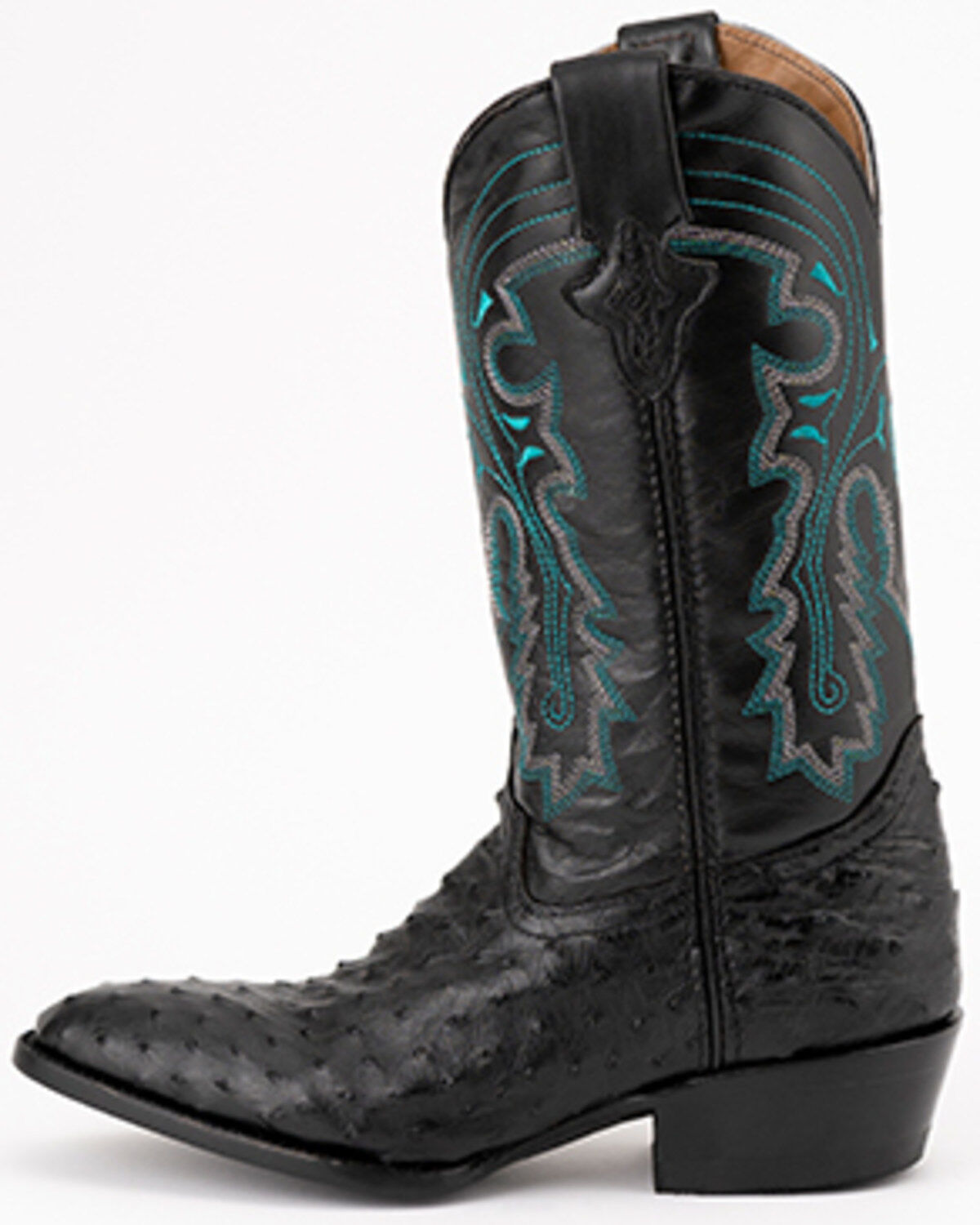 Ferrini Men's Colt Exotic Full-Quill Ostrich Western Boots - Round Toe