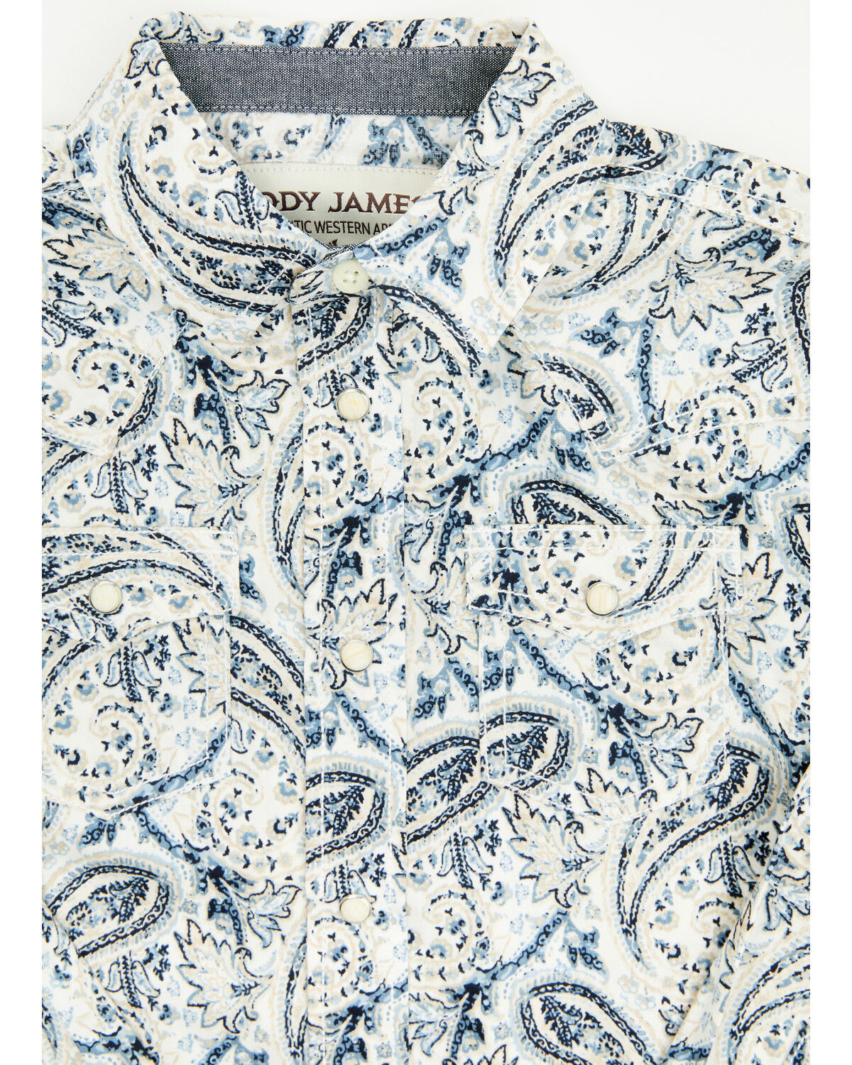 Cody James Toddler Boys' Rodeo Runway Paisley Print Long Sleeve Snap Western Shirt