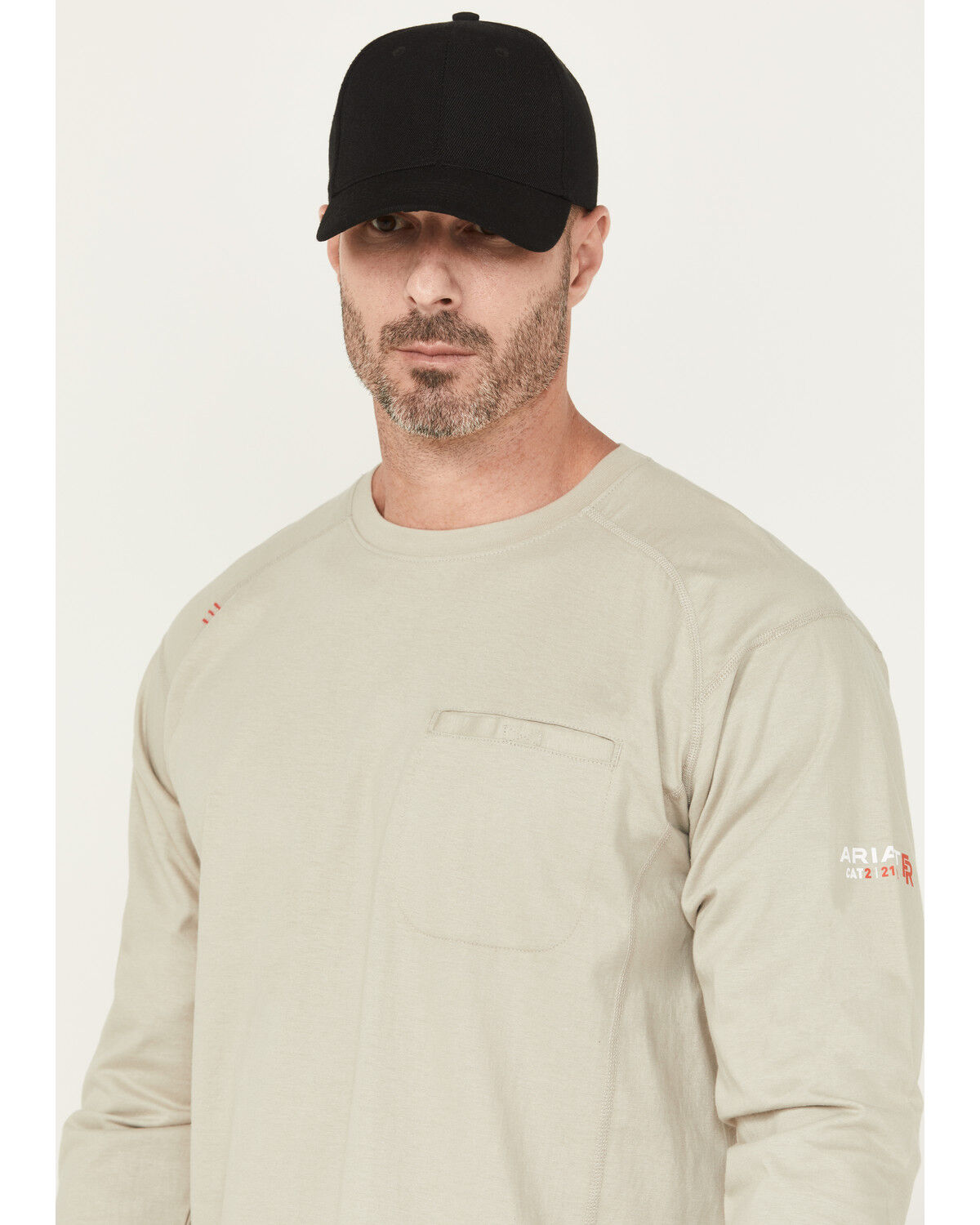 Ariat Men's FR Air USA Scream Long Sleeve Work T-Shirt - Big